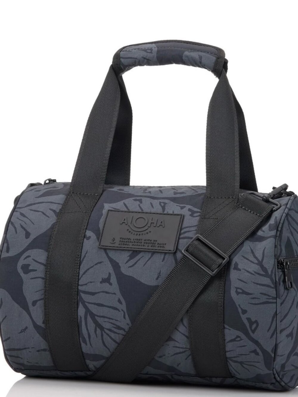 Aloha Collection Keep It Light Stubby Duffle Kalo Black BNWT - Picture 3 of 6